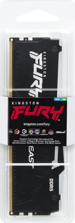 Productafbeelding Kingston FURY Beest RGB (1 x 8GB, 5600 MHz, DDR5 RAM, DIMM 288 pin)