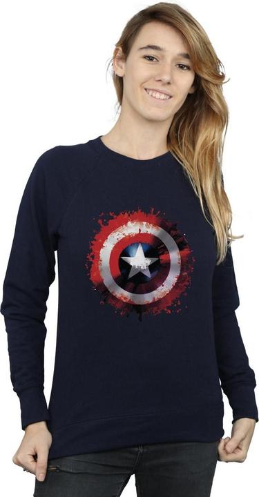 Image du produit - Sweat AVENGERS CAPTAIN AMERICA ART SHIELD - Femme (S)
