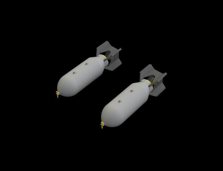 Actual product image Eduard US 1000lb bombs