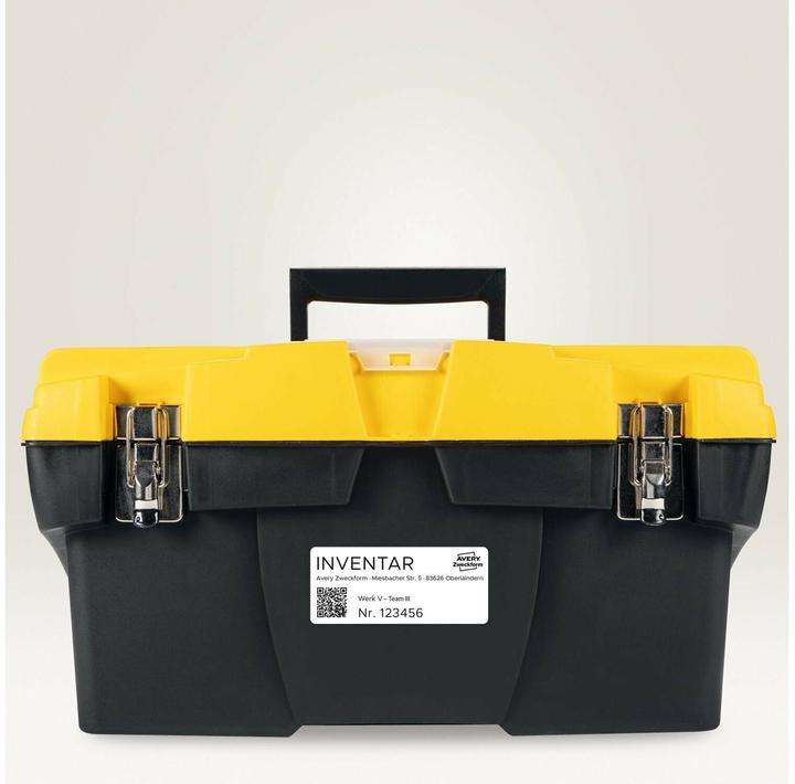 Actual product image Avery Wetterfeste, wiederablösbare Etiketten