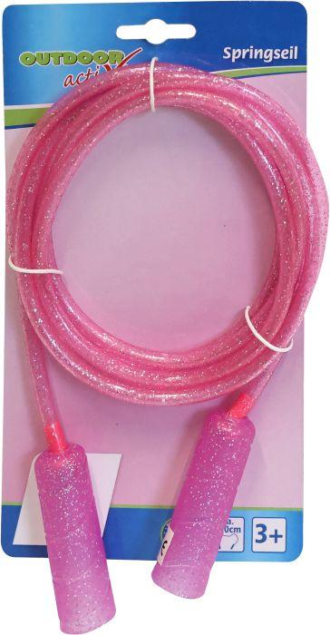 Outdoor Active Skipping rope with glitter, length 230 cm (230 cm)