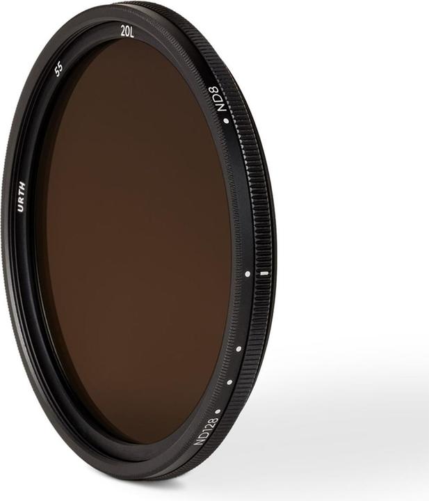 Produktbild Urth 55mm ND8 128 (3 7 Stop) Variable ND Lens Filter (Plus+) (55 mm, ND- / Graufilter, 55 mm)