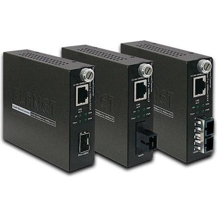 Thumbnail - Planet Bi-directional Smart Fiber Converter 10/100/1000Base-T to WDM 1550nm - 15KM, Data Converter