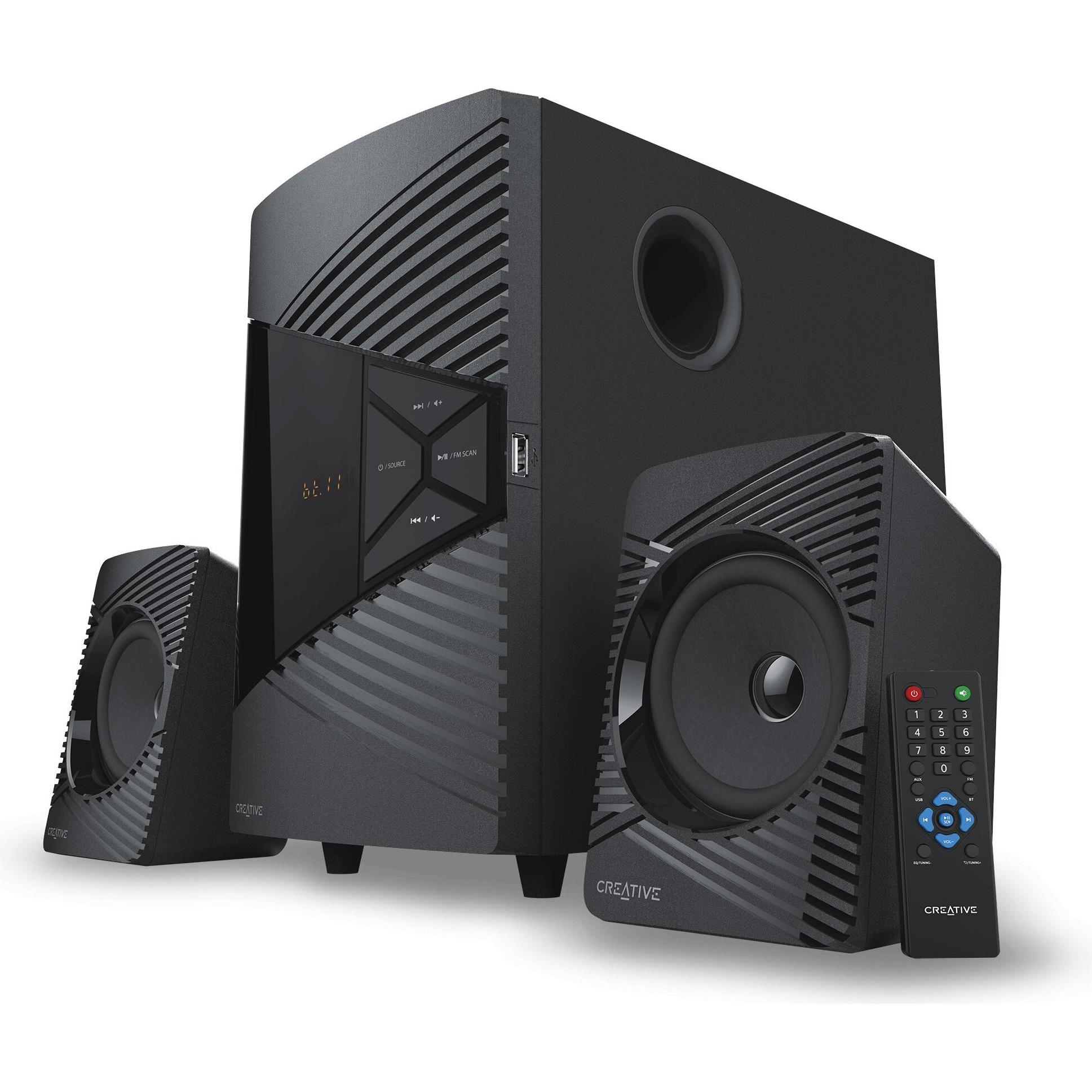Creative Sbs E2500, PC Lautsprecher, Schwarz