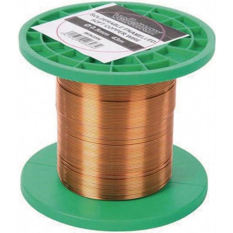 Velleman, Filo, WICK05N Filo di avvolgimento Ø 0,5 mm (43 m)