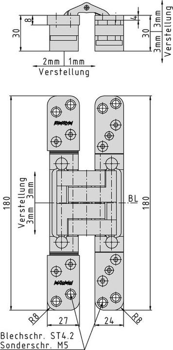 Produktbild Basys Objektbänder Pivota DX 60 3D
