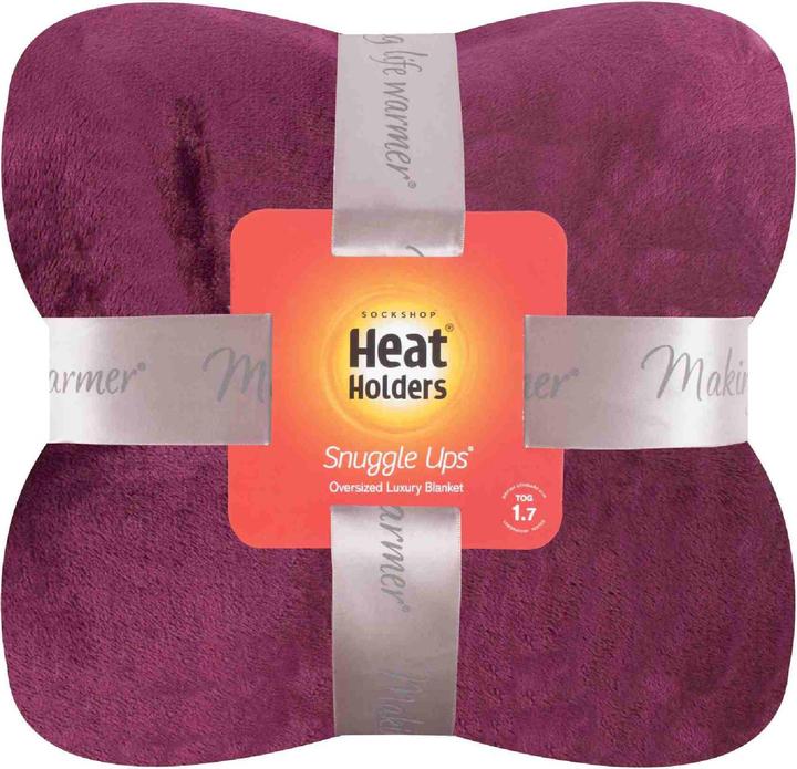 Actual product image Heat Holders Luxus Winter 1.7 TOG Thermo Fleece Decke Warm - 180 x 200 cm (200 x 180 cm)