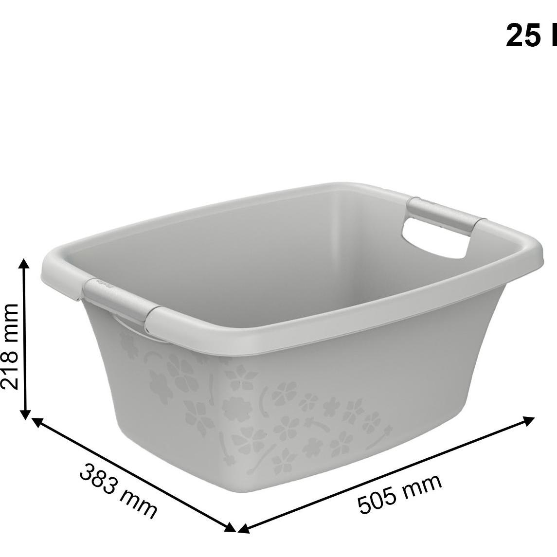 Thumbnail - Rotho, Wäschekorb, Flowers (25 l)
