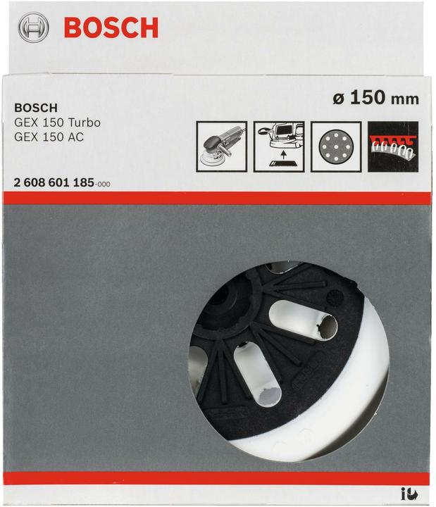 Produktbild Bosch Professional Zubehör Schleifteller mittelhart, 150 mm, für GEX 125-150 AVE, GEX 150