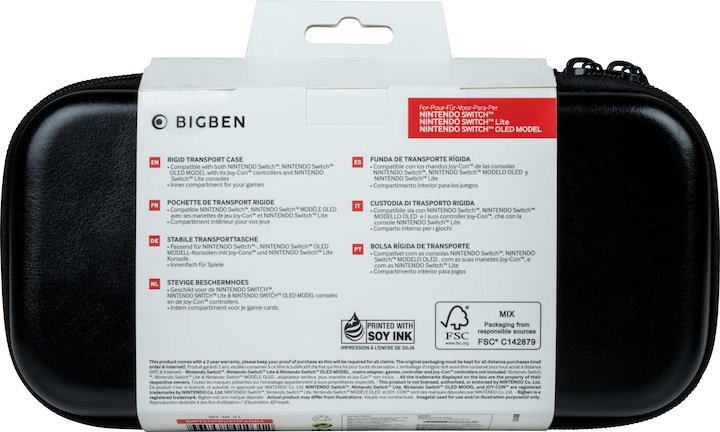 Actual product image Bigben Case - Panda Design (Switch Lite, Switch OLED, Switch)