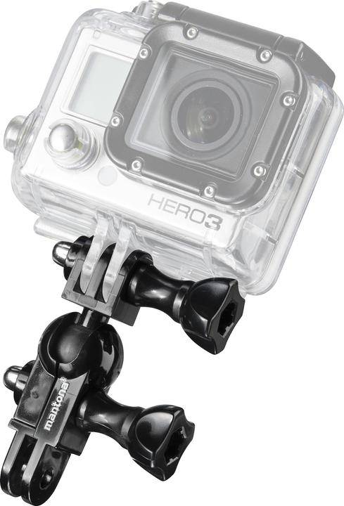 mantona Mini Kugelkopf Halter (Hero 3, Hero 3+, Hero 4, Hero 2, hero 5, Hero 6, Hero 7)