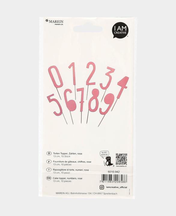 Actual product image I Am Creative Cake Topper (10 pcs.)