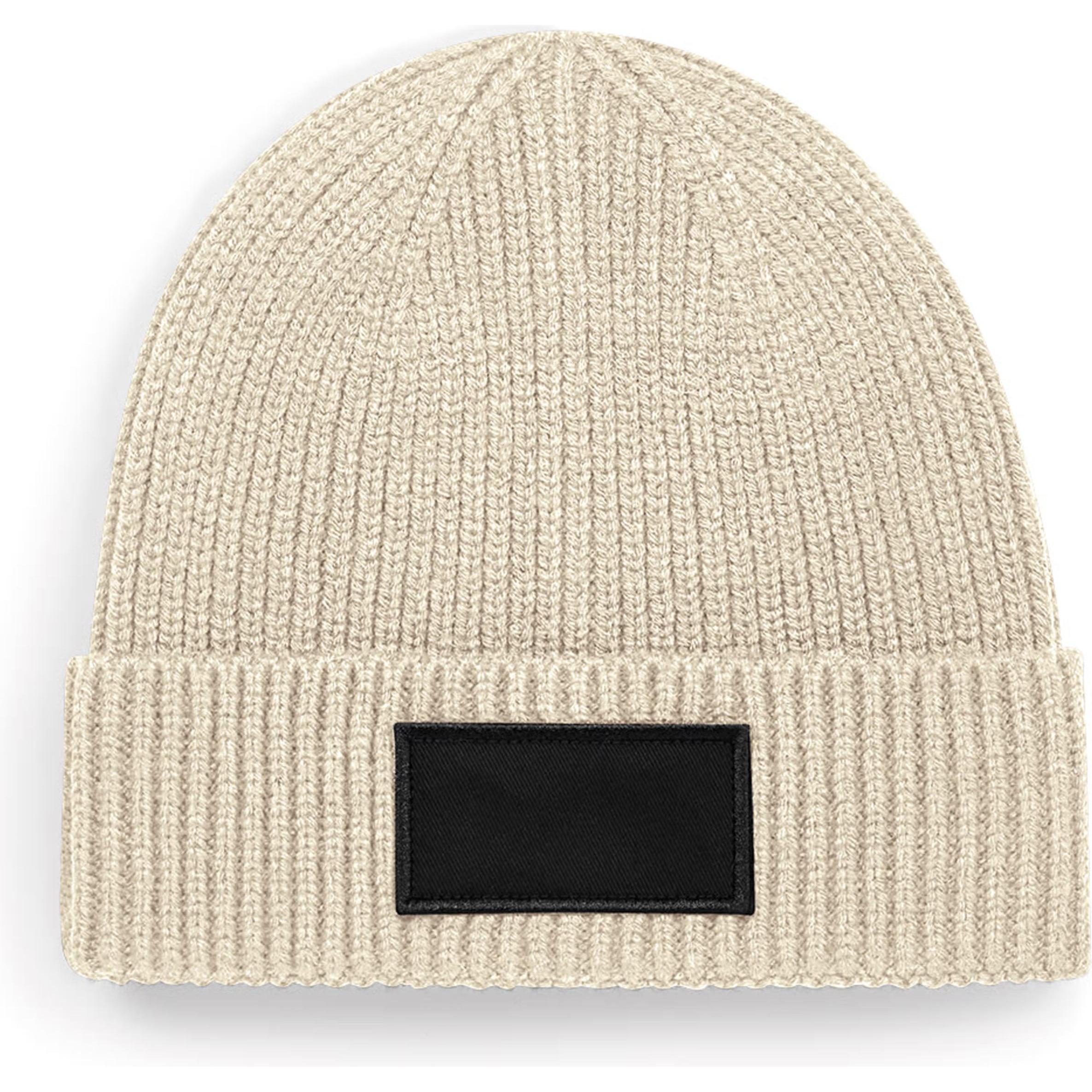 Beechfield, Mütze, Trendige Mütze mit Patches, Beige