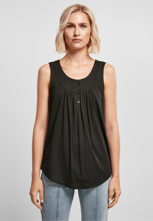 Produktbild Urban Classics Ladies Viscose Button Up Top (S)