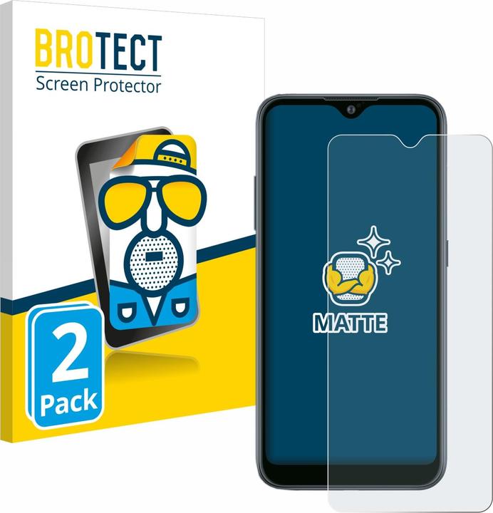 Produktbild BROTECT Entspiegelungs-Schutzfolie Displayschutz Matt (2 Stück, Samsung Galaxy A02)