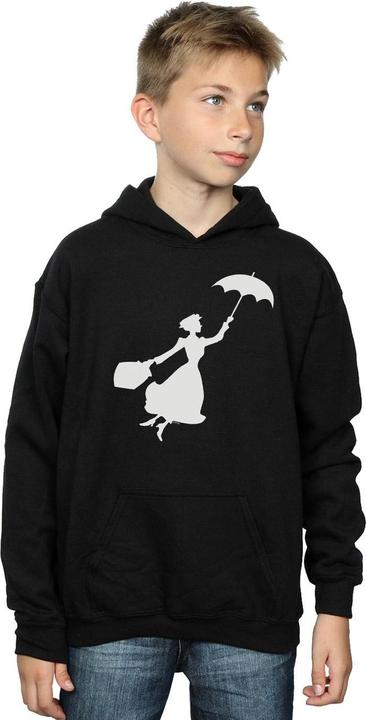 Actual product image Disney Boys Mary Poppins Flying Silhouette Hoodie (128)