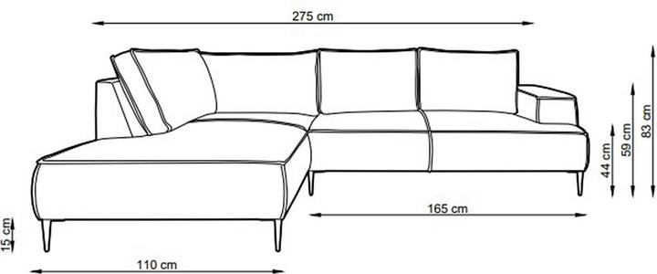 Produktbild Vente-unique Gineto (Ecksofa)