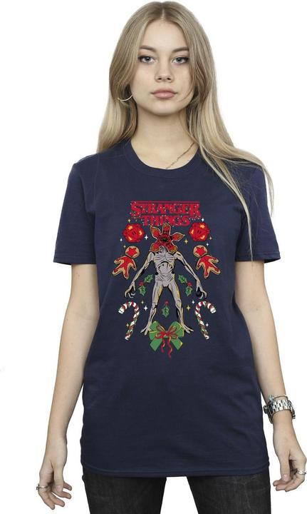 Produktbild Netflix Stranger Things Christmas Demogorgon TShirt (XXL)