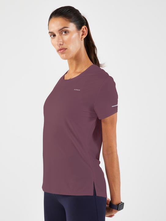Actual product image Kiprun Laufshirt kurzarm Damen atmungsaktiv - Run 500 Dry bordeaux (XS)
