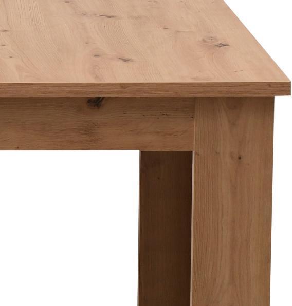 Produktbild Homestyle4u Ausziehbarer Esstisch (160.5 x 90.5 x 76.5 cm)