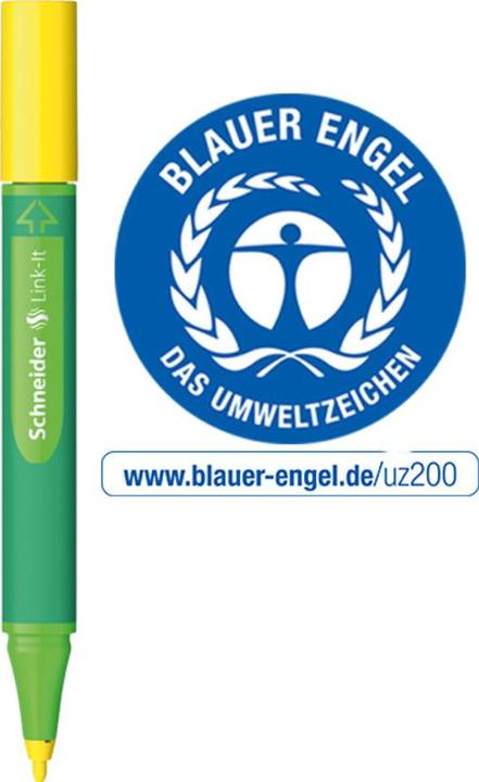 Produktbild Schneider Fasermaler - Link-It - Gelb (1x)