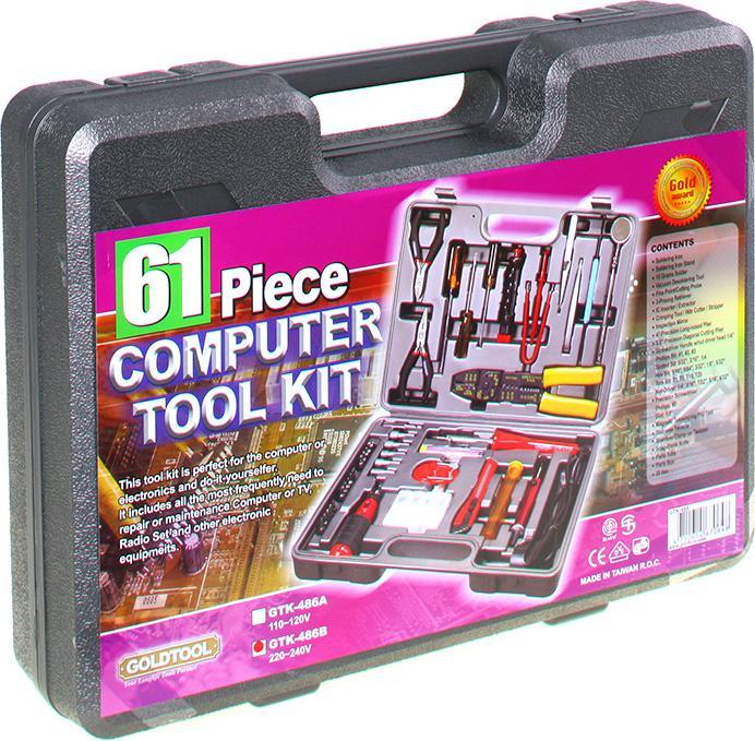 Productafbeelding InLine Gereedschapsset voor computers en elektronica, 61 stuks