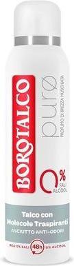 Borotalco Deodorant Spray Pure Musk Breeze mit Talkum Atmungsaktive Moleküle Alkohol- und Aluminiumfrei (Spray, 150 ml)