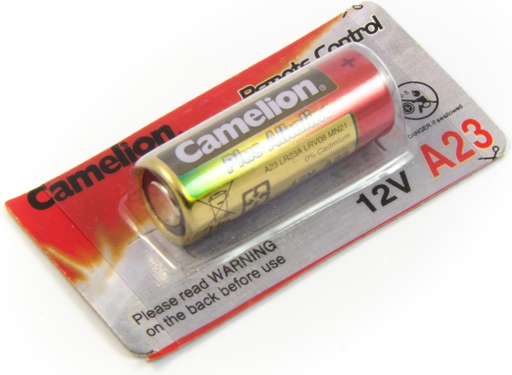 Actual product image Purecrea 12V A23 Alkaline Battery (1 pcs., A23)