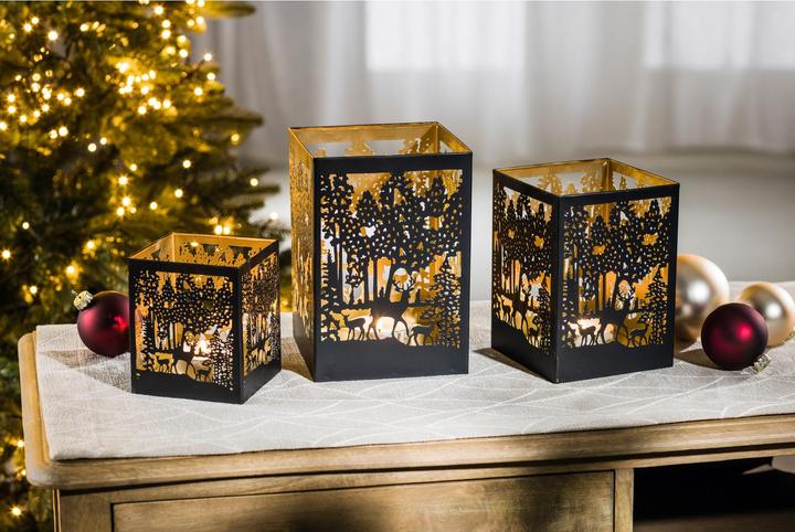 Immagine prodotto Angela Bruderer Lanterna "Silhouette", 3 pezzi (3 x)