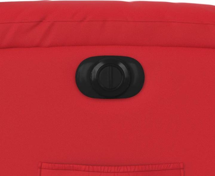 Immagine prodotto VidaXL Poltrona massaggiante con ausilio stand-up poltrona TV elettrica in similpelle rossa