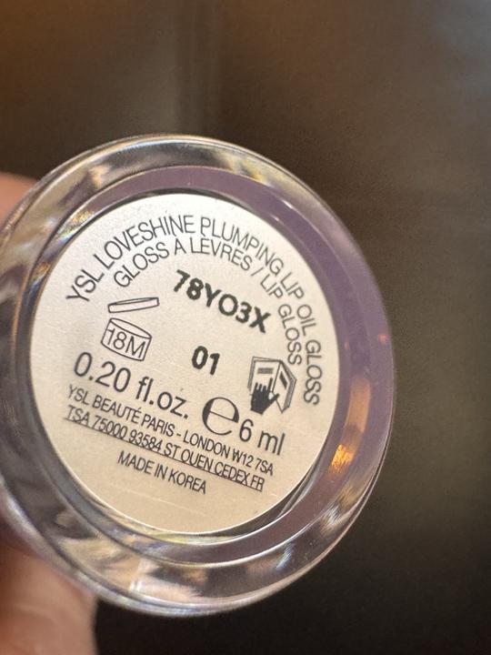 Image du produit Yves Saint Laurent YSL Loveshine Plumping Lip Oil Gloss in Thunder Stealer 6ml