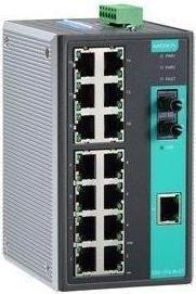 Image du produit Moxa EDS-316-M-ST - Commutateur Ethernet non administré avec 15 ports 10/100BaseT(X) (15 ports)
