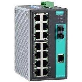 Moxa EDS-316-M-ST - Switch Ethernet non gestito con 15 porte 10/100BaseT(X) (15 porte), Switch di rete