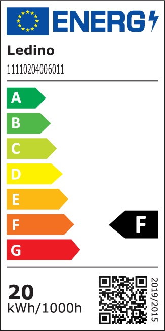 Label énergétique Ledino Spot LED Charlottenburg (1680 lm, IP65)