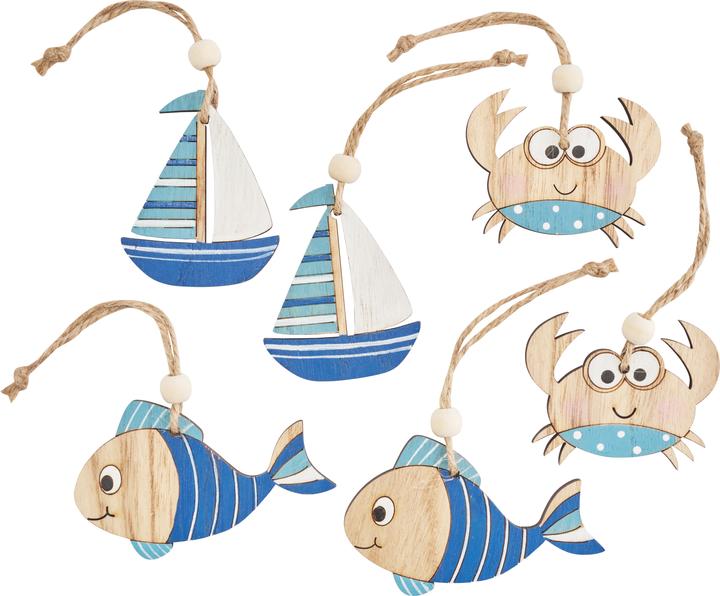 Actual product image VBS Samos" pendant, 6 pieces