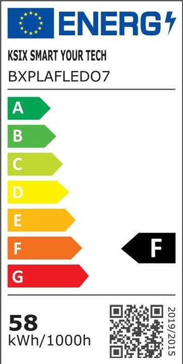 Energie-Label KSIX BXPLAFLED07 (6200 lm)