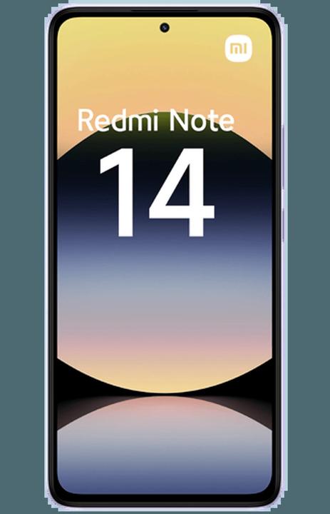 Actual product image Xiaomi Redmi Note 14 (128 GB, Mist Purple, 6.67", Hybrid Dual SIM, 4G)