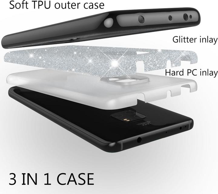 Immagine prodotto Nalia Custodia per cellulare Glitter (Mate 20)