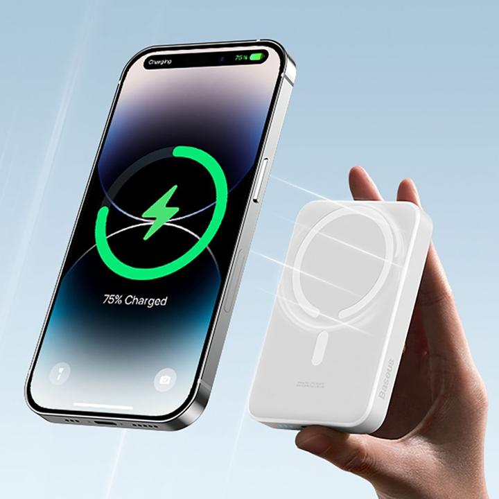 Immagine prodotto Baseus Magnetic Wireless Powerbank (10000 mAh, 30 W, 23.10 Wh)