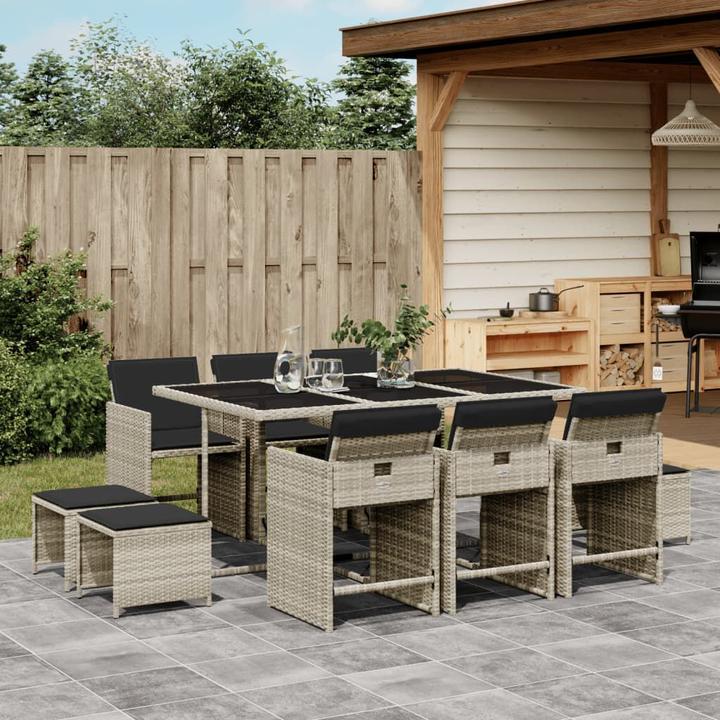 Actual product image vidaXL Garten Essgruppe (165 x 106 x 73 cm)