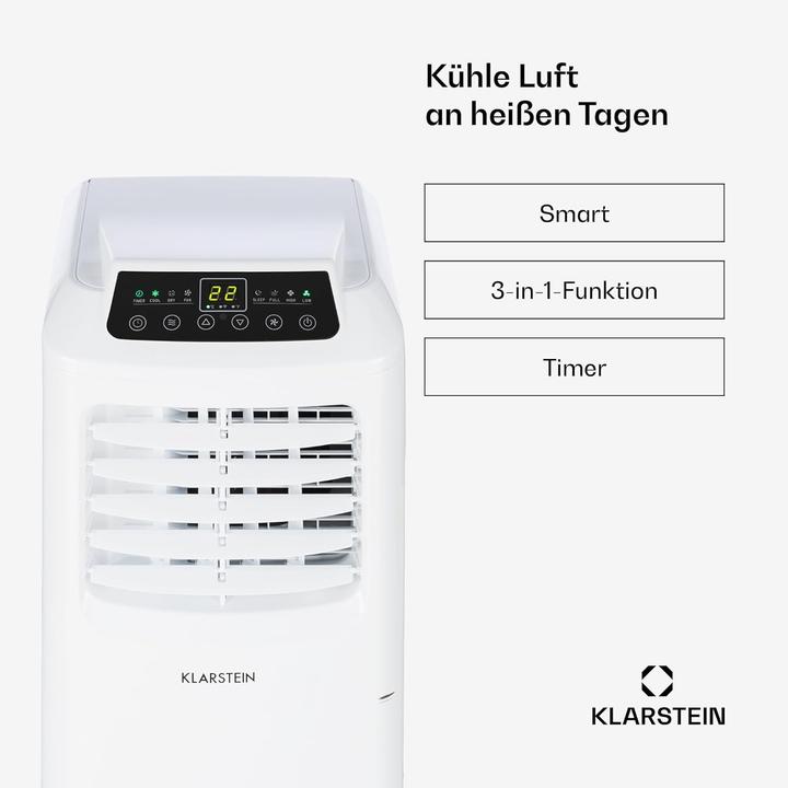 Actual product image Klarstein Mobile Klimaanlage mit App-Steuerung (3-in-1) (44 m², 9000 BTU/h)