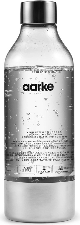 Actual product image Aarke PET bottle