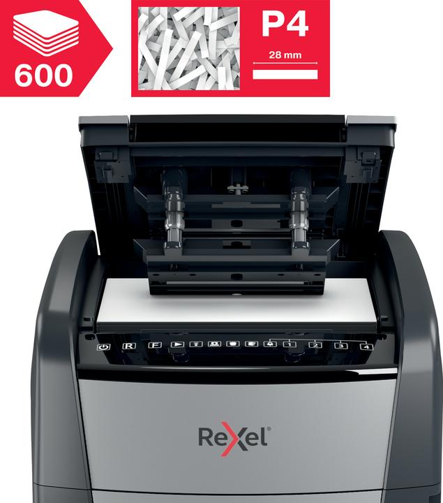 Image du produit Rexel Destructeur de documents Optimum AutoFeed+ 600X P4 (Coupe de particules)