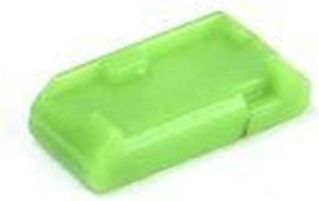 Actual product image Smart Keeper Mini USB-B Micro Port Blocker green 10 pcs.