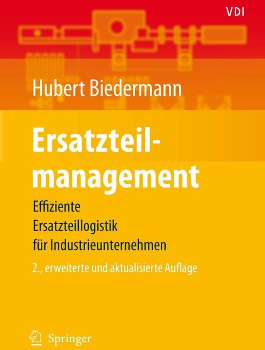 Produktbild Ersatzteilmanagement (Deutsch, Hubert Biedermann, 2008)