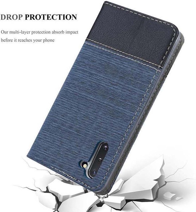 Produktbild Cadorabo Book Jeans Optik Cover (Samsung Galaxy Note 10)
