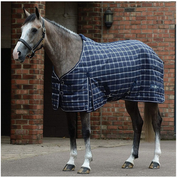 Produktbild Saxon Standard Karo Pferde Stalldecke (130 cm)