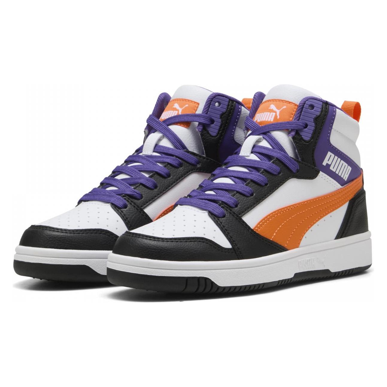 Puma, Jongens, Sneakers, Rebound V6 Mid Jr, Wit, (38.5)