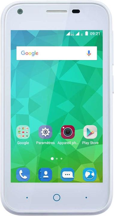 Produktbild ZTE Blade L110 (4 GB, White, 4", Hybrid Dual SIM, 5 Mpx, 4G)