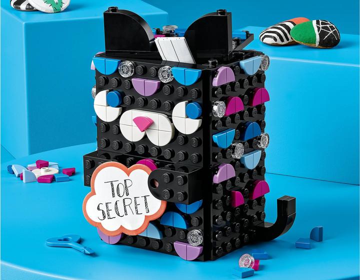 Produktbild LEGO Geheimbox Katze (41924, LEGO Dots)